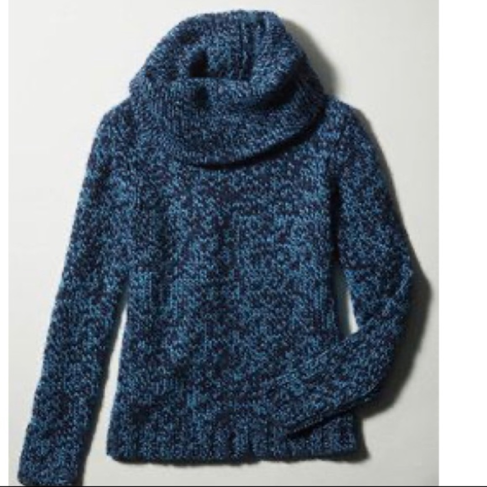 Cozy L.L. Bean Signature marled wool sweater XS